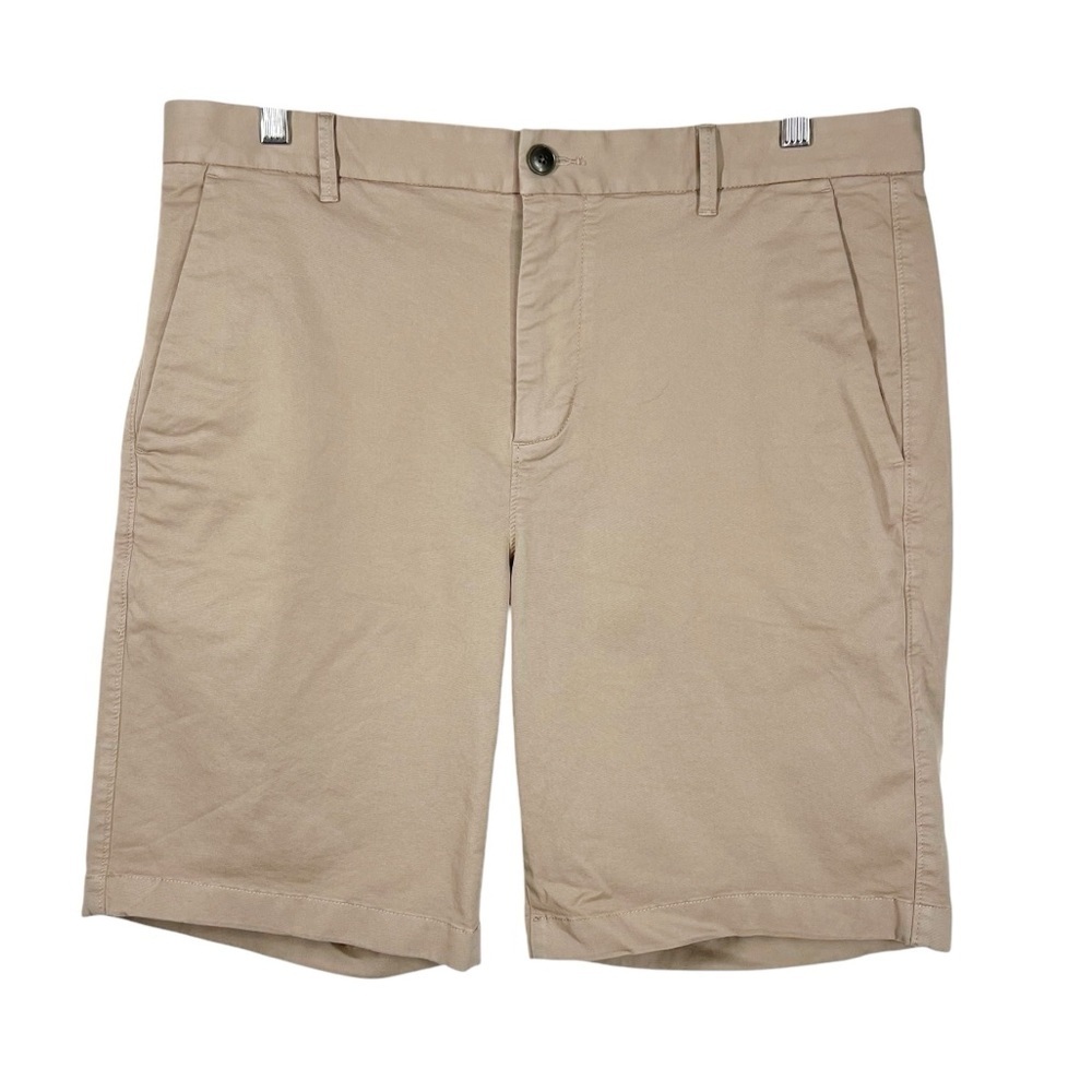 EVERLANE Tan Flat Front Chino Men's Shorts Size 34